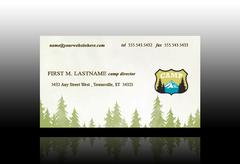 campground-business card-template